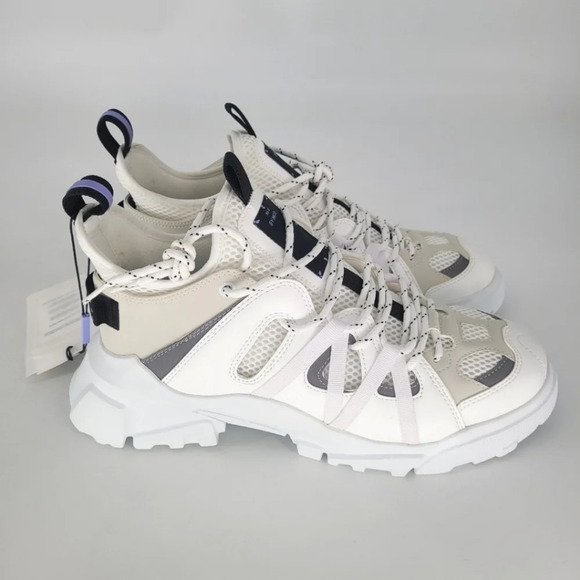 MCQ ALEXANDER MCQUEEN Orbyt Descender 2.0 Mesh And Faux Leather Sneakers Men 10 - Picture 5 of 13